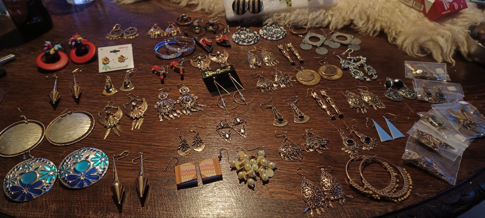 Grote partij oorbellen sieraden, Ophalen of Verzenden, Overige kleuren, Overige materialen