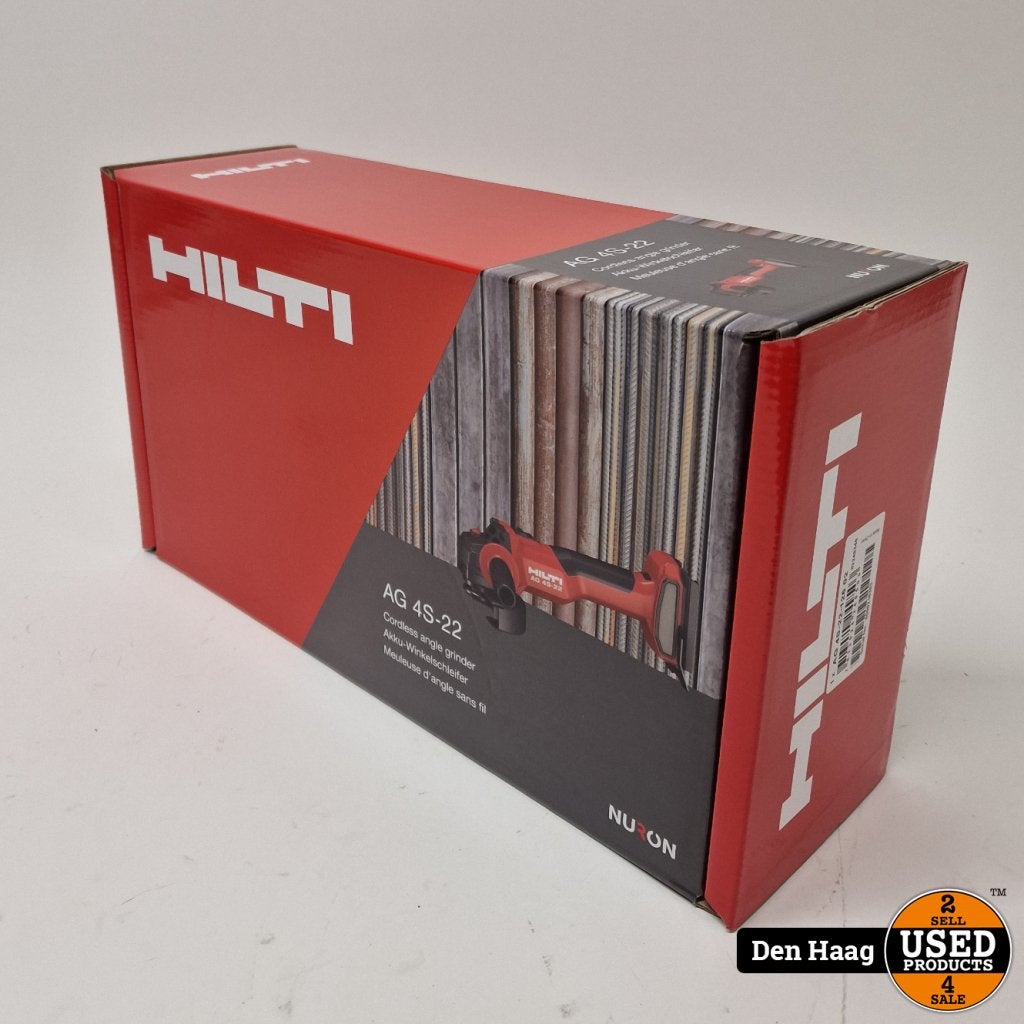 Hilti AG 4S-22 Haakse Accuslijper 125 mm | Nieuw, Doe-het-zelf en Verbouw, Gereedschap | Slijpmachines, Gebruikt