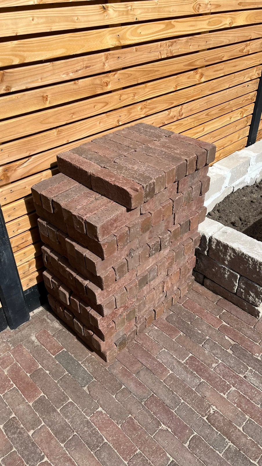 Nieuwe gebakken klinkers Oud Haarlem - Dikformaat 20x6,5x5,5, Ophalen, Klinkers, Nieuw, Minder dan 5 m²