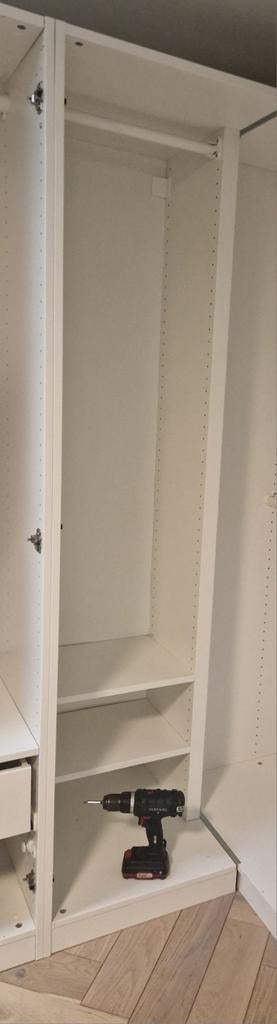 Ikea Pax Kast Pax Hoekelement 50x58x201 wit, Ophalen, 200 cm of meer, Met plank(en), Zo goed als nieuw