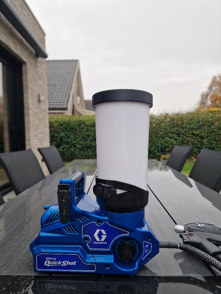 Extra grote beker Graco ultra quickshot - Wit, Verzenden, Nieuw, Verfspuit of Verfpomp