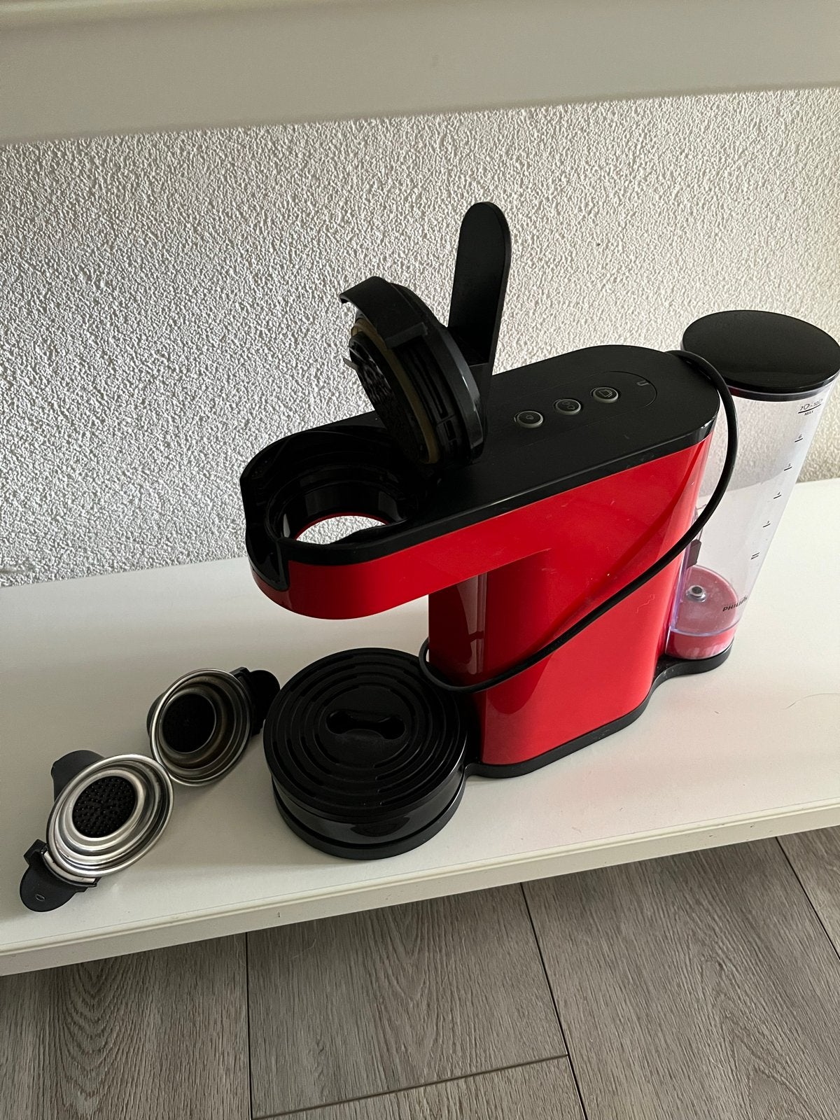 Philips Senseo Original HD6554/60 Koffiepadapparaat Rood, Ophalen, Koffiemachine, Zo goed als nieuw, 2 tot 4 kopjes