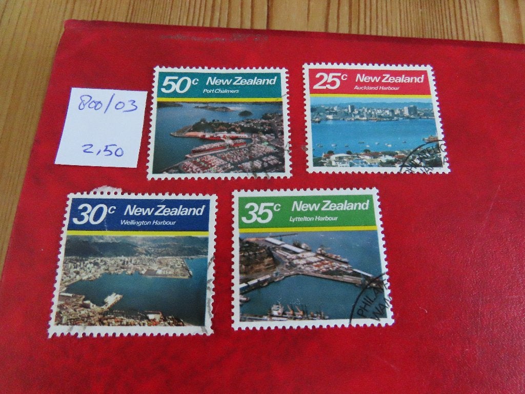 Nw zeeland 800/03, Ophalen of Verzenden, Gestempeld