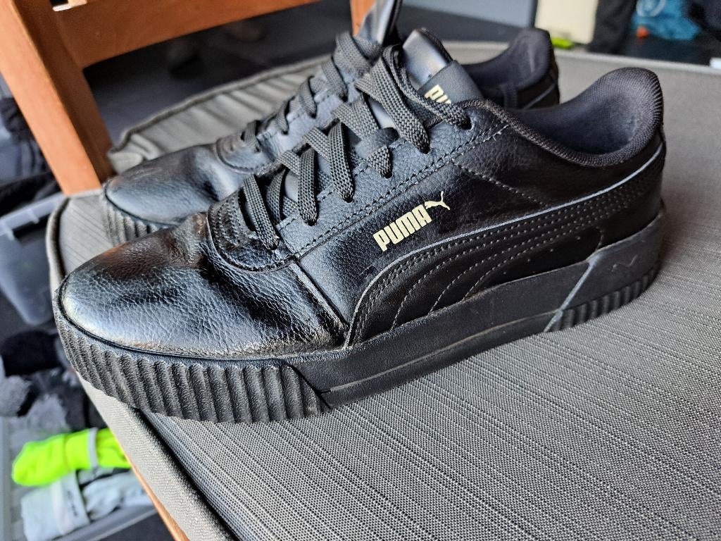 Puma Carina schoenen maat 39 zwart, Puma, Zwart, Ophalen of Verzenden, Sneakers of Gympen