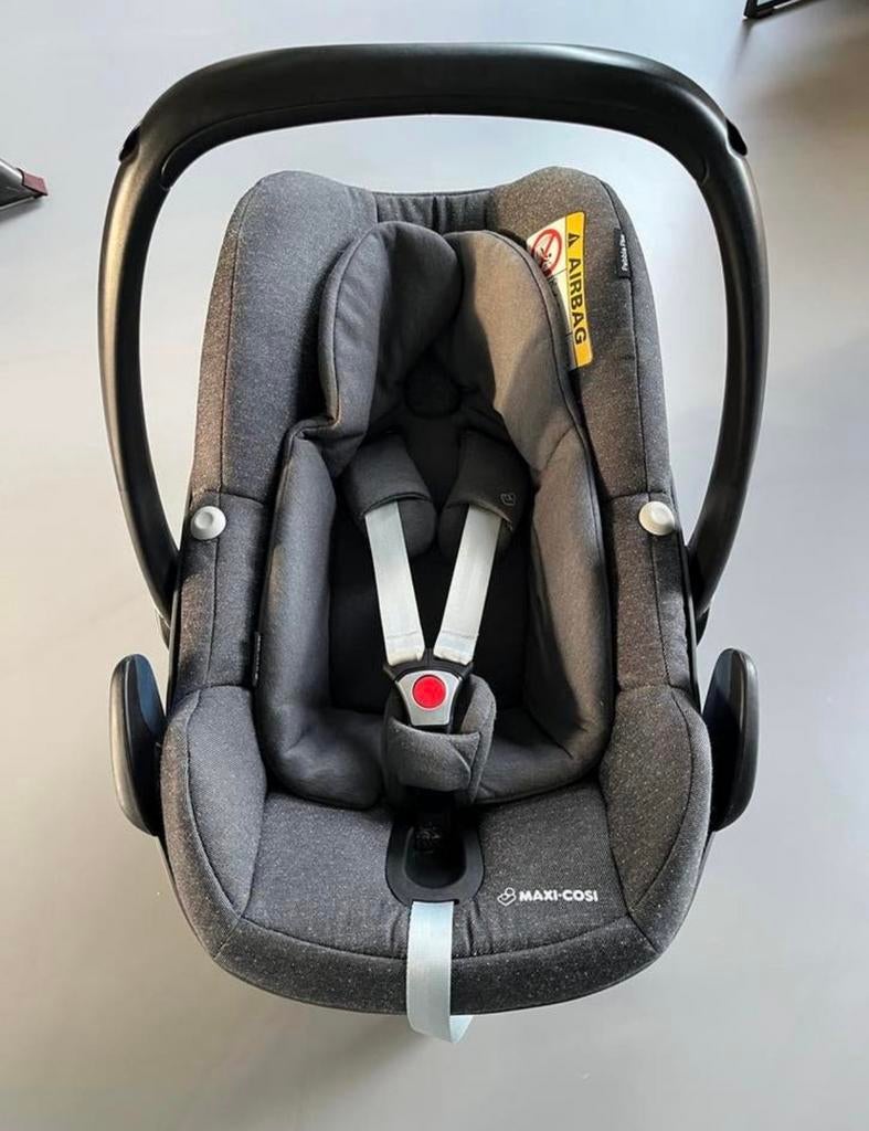 Maxi-Cosi Pebble Plus i-Size autostoel - Sparkl Grey, Ophalen, Autogordel of Isofix, Zijbescherming, Zo goed als nieuw