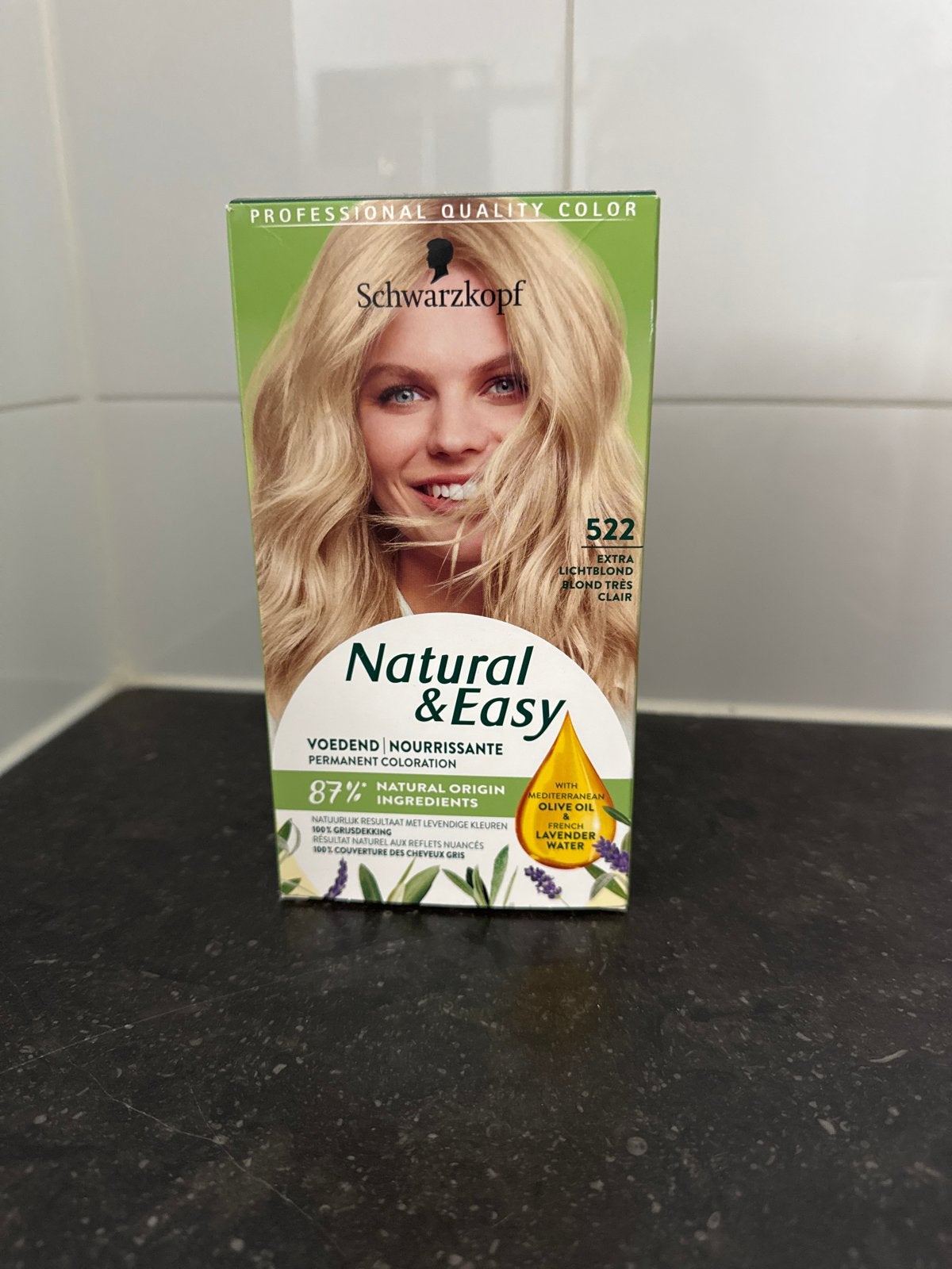 Schwarzkopf Natural & Easy Haarverf 522 Extra Lichtblond, Ophalen of Verzenden, Nieuw, Overige typen