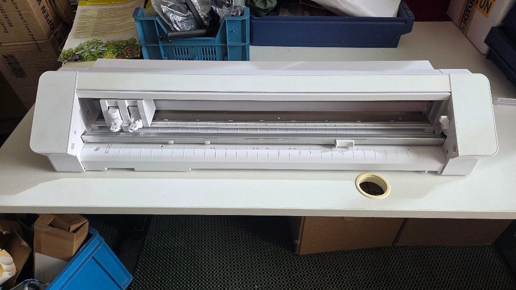 Silhouette Cameo 4 Pro 24 inch snijplotter + accessoires, Ophalen, Overige thema's, Zo goed als nieuw, Machine