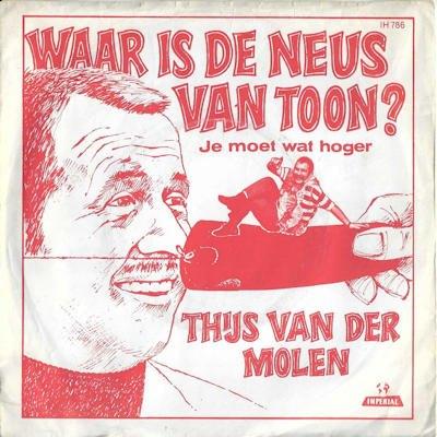 THIJS van der MOLEN  1968  NEDERBIET !!! M1214, Cd's en Dvd's, Vinyl Singles, Gebruikt, Single, Pop, 7 inch, Ophalen of Verzenden