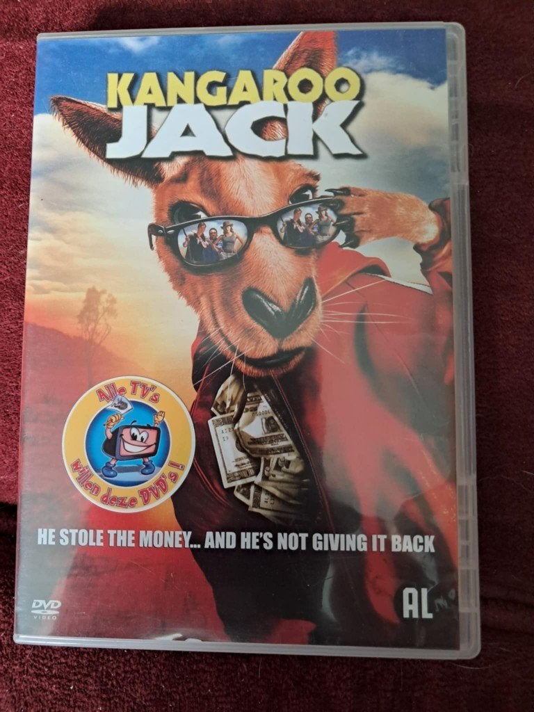 Kangaroo jack op dvd, Ophalen, Alle leeftijden, Nederlands, Zo goed als nieuw