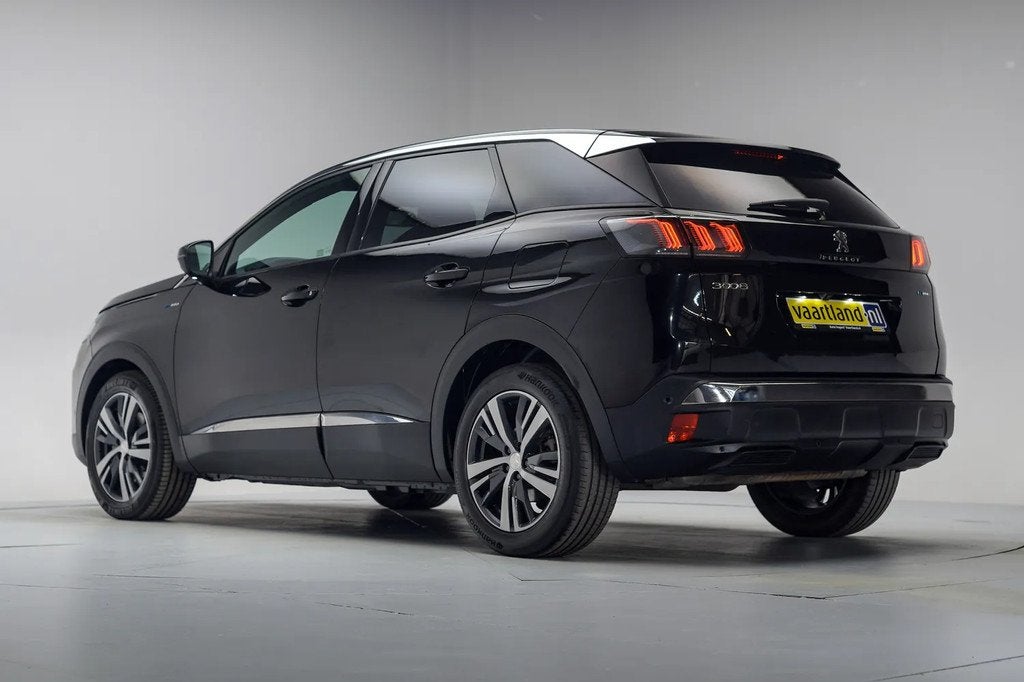 Peugeot 3008 1.6 Plug-in Hybrid 225 Allure Pack [ Navi Camer, Automaat, Gebruikt, Zwart, Bedrijf