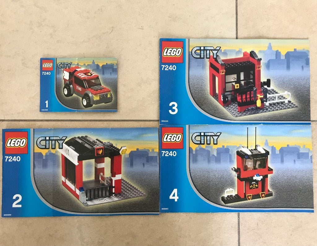 LEGO Fire Station -7240, Ophalen of Verzenden, Zo goed als nieuw, Lego, City