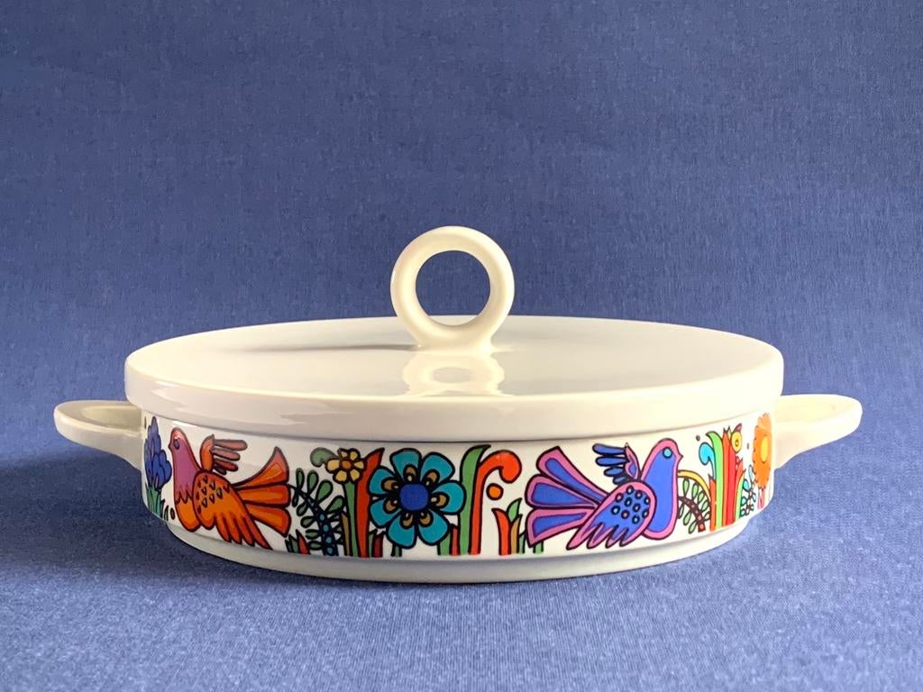 Villeroy & Boch Acapulco dekschaal 18,5 cm, Ophalen of Verzenden, Overige stijlen, Porselein, Schaal of Schalen