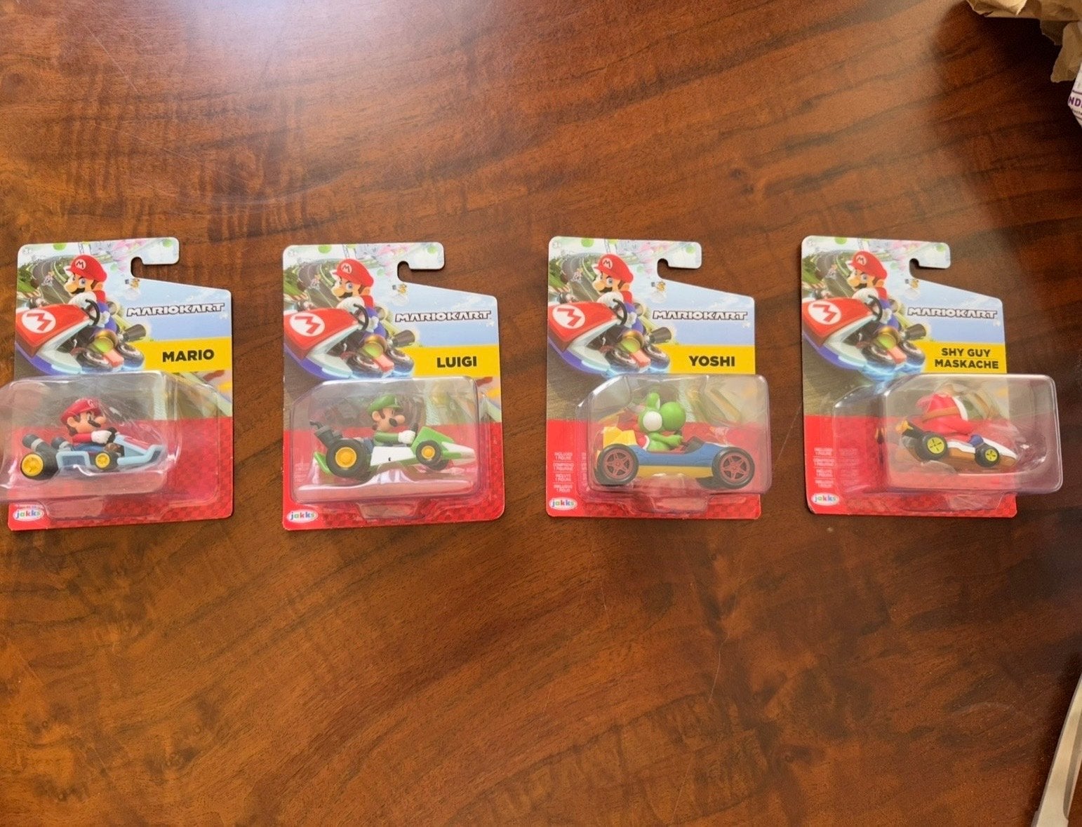 Mario Kart Hot Wheels Set - Mario, Luigi, Yoshi, Shy Guy, Ophalen of Verzenden, Nieuw