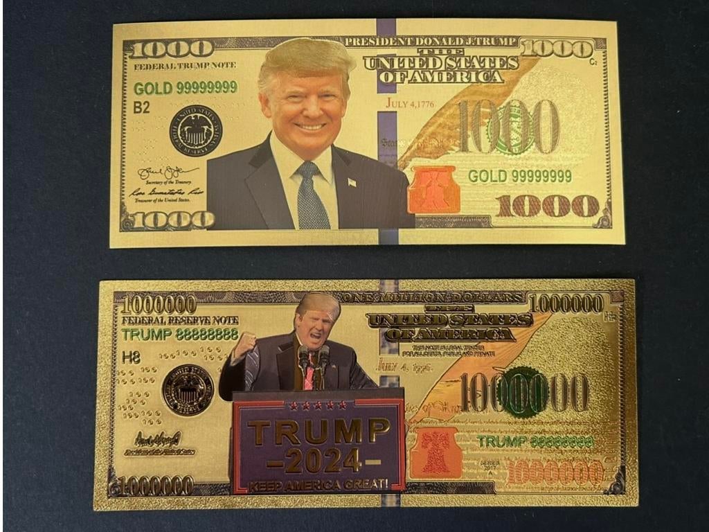 Donald Trump Verkiezing Dollar, Postzegels en Munten, Bankbiljetten | Amerika, Ophalen of Verzenden, Noord-Amerika