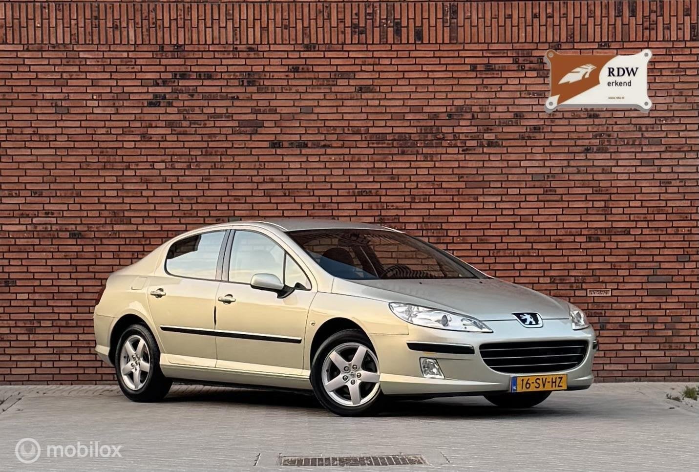 Peugeot 407 2.0-16V XR Pack,New APK,Climatr,trekhaak, Auto's, Voorwielaandrijving, 745 kg, Beige, 4 cilinders