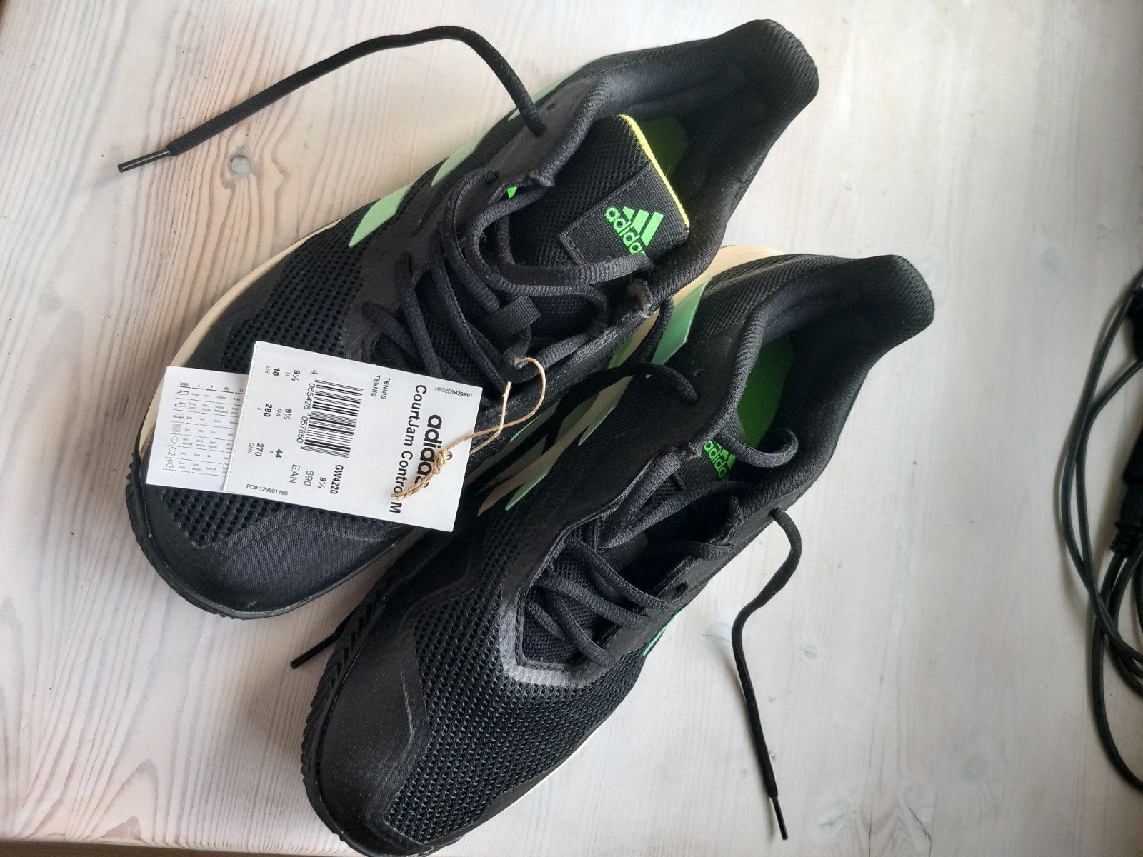 Adidas CourtJam Control M Tennisschoenen - Maat 44, Nieuw, Ophalen of Verzenden, Adidas, Sportschoenen