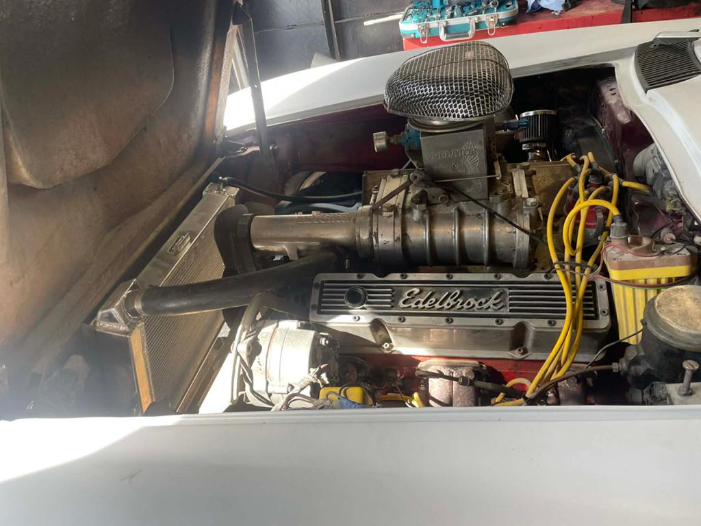 Chevrolet Corvette C2 5.7 V8 Edelbrock Bom Blower predator, Auto-onderdelen, Motor en Toebehoren, Chevrolet, Ophalen