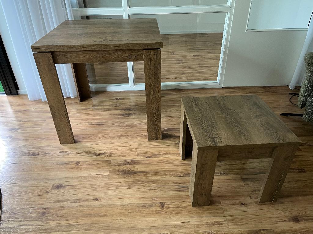 Twee prachtige tafeltjes, Ophalen, 50 tot 100 cm, Tot twee personen, 50 tot 100 cm