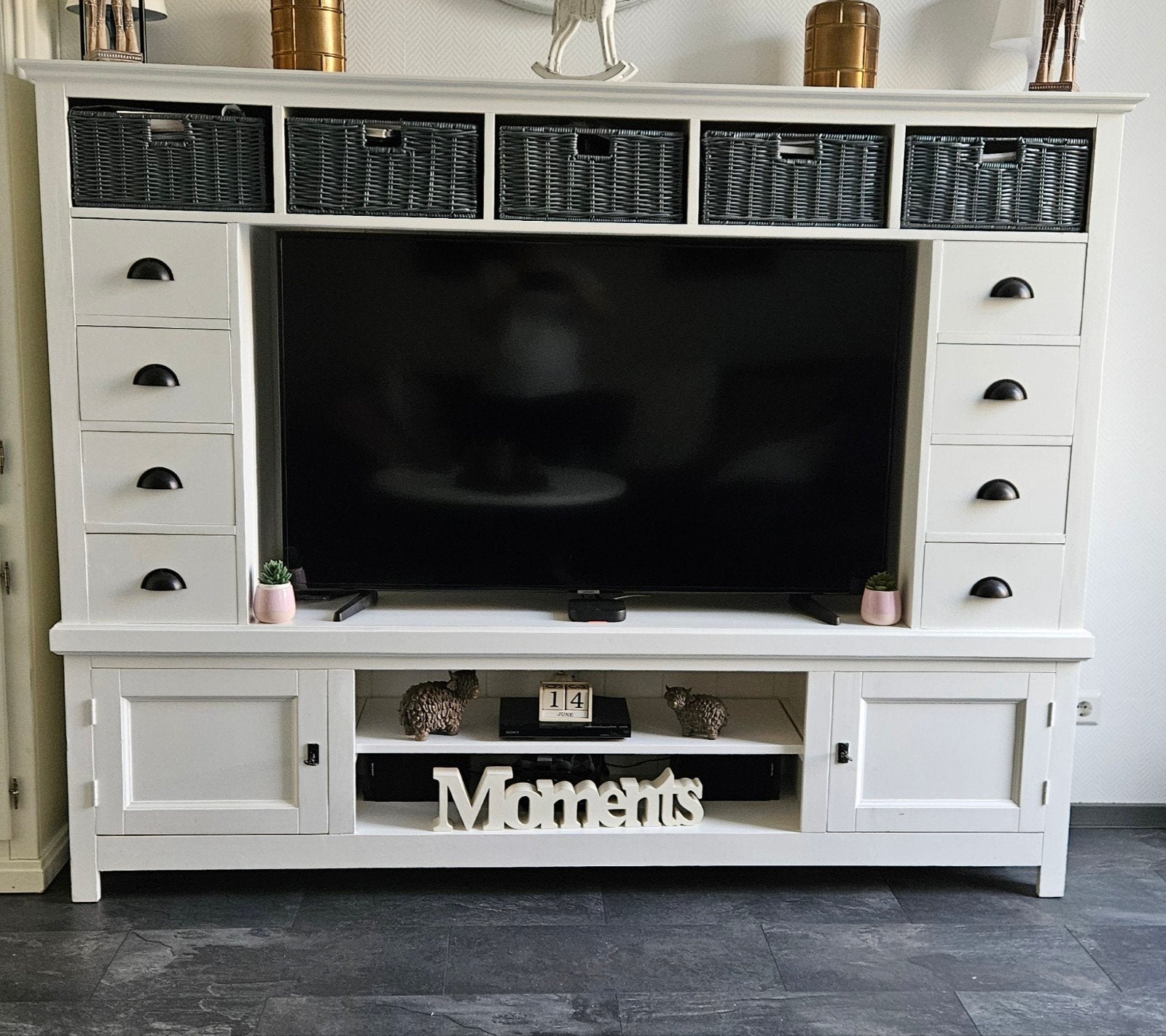 Tv wandmeubel, Huis en Inrichting, Ophalen, 200 cm of meer, 150 tot 200 cm, Zo goed als nieuw