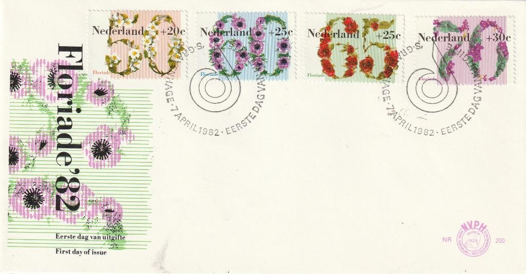 E200-Floriade 1982, Postzegels en Munten, Postzegels | Eerstedagenveloppen, Verzenden, Onbeschreven, Nederland