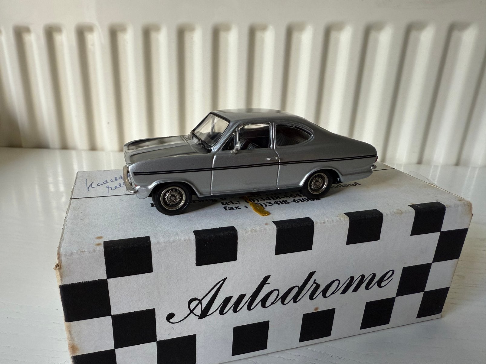 Opel Kadett B Rallye - Autodrome - schaal 1:43 - metaal, Ophalen of Verzenden, Zo goed als nieuw, Auto, Overige merken