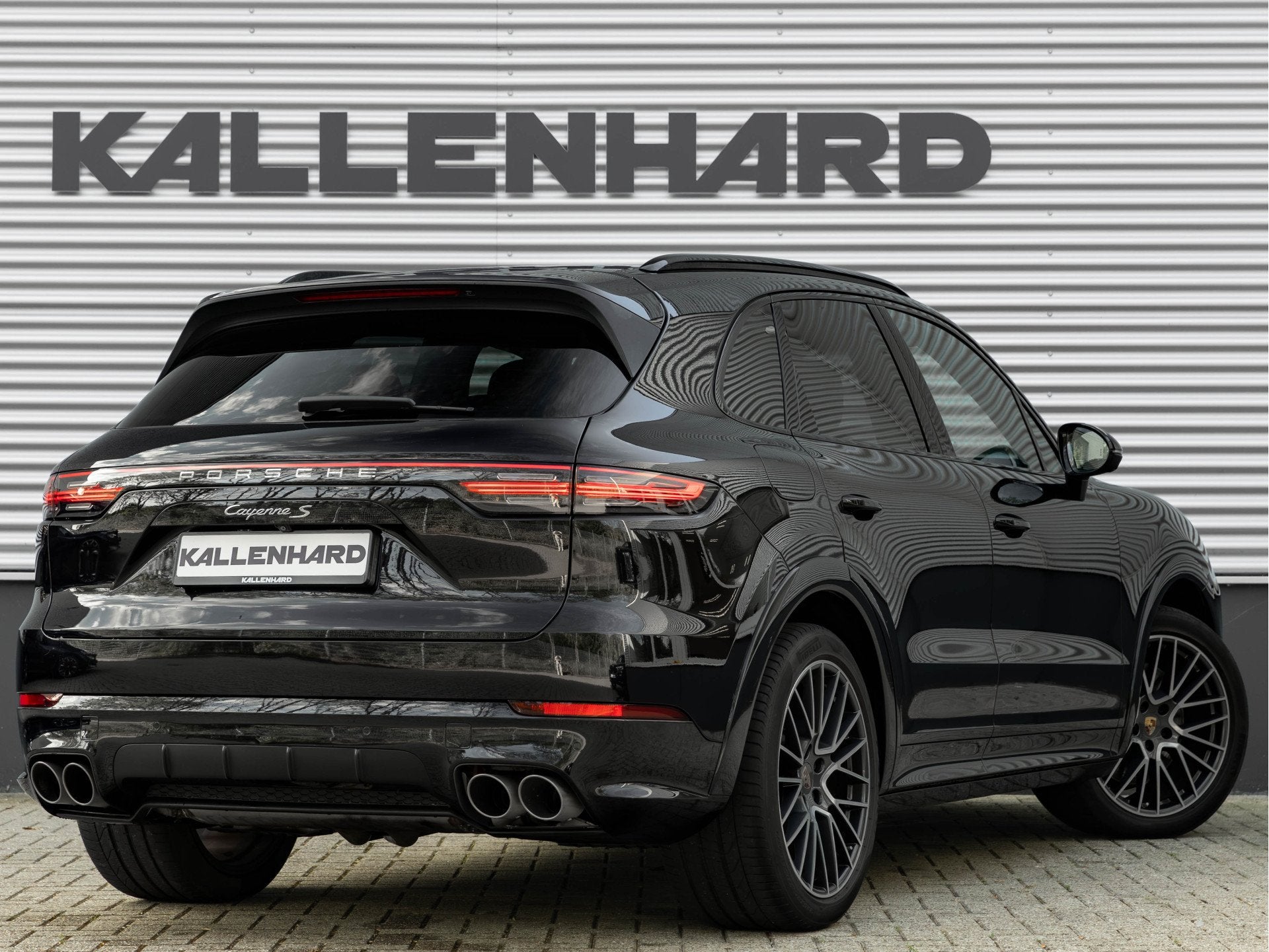 Porsche Cayenne 2.9 S - 1-Hand - 45.667km - Luchtvering - Ac, Gebruikt, 138 €/maand, Zwart, Bedrijf