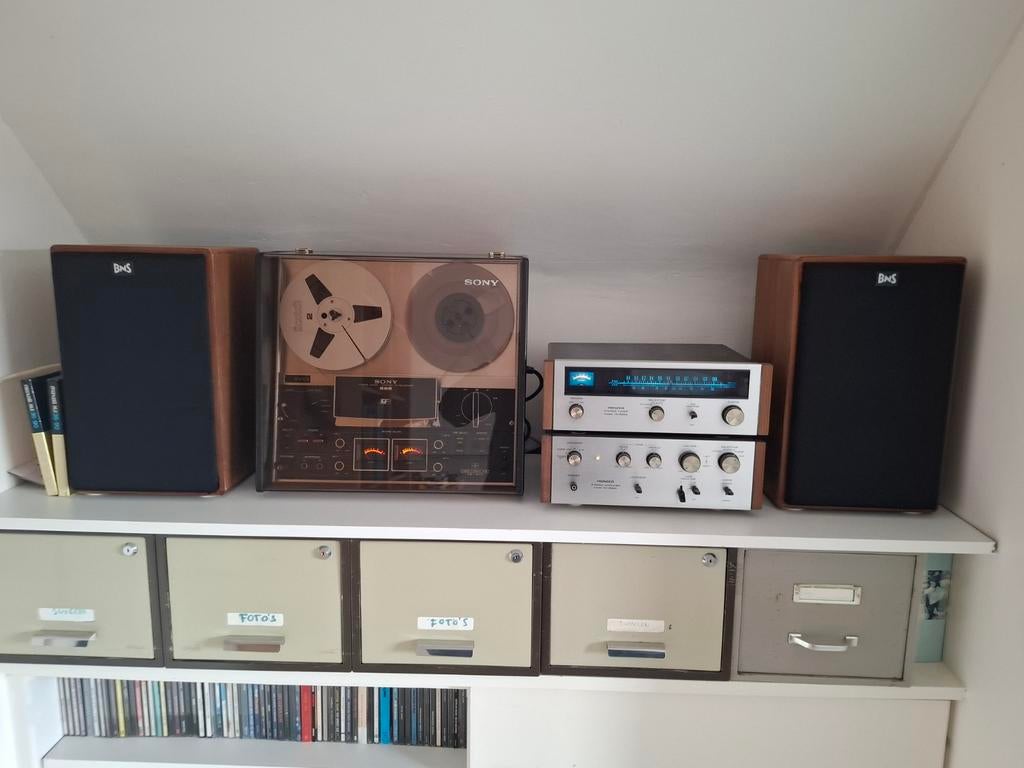 Vintage Audio Set: Pioneer, Sony TC377, BNS Boxen, Audio, Tv en Foto, Bandrecorders, Bandrecorder, Ophalen