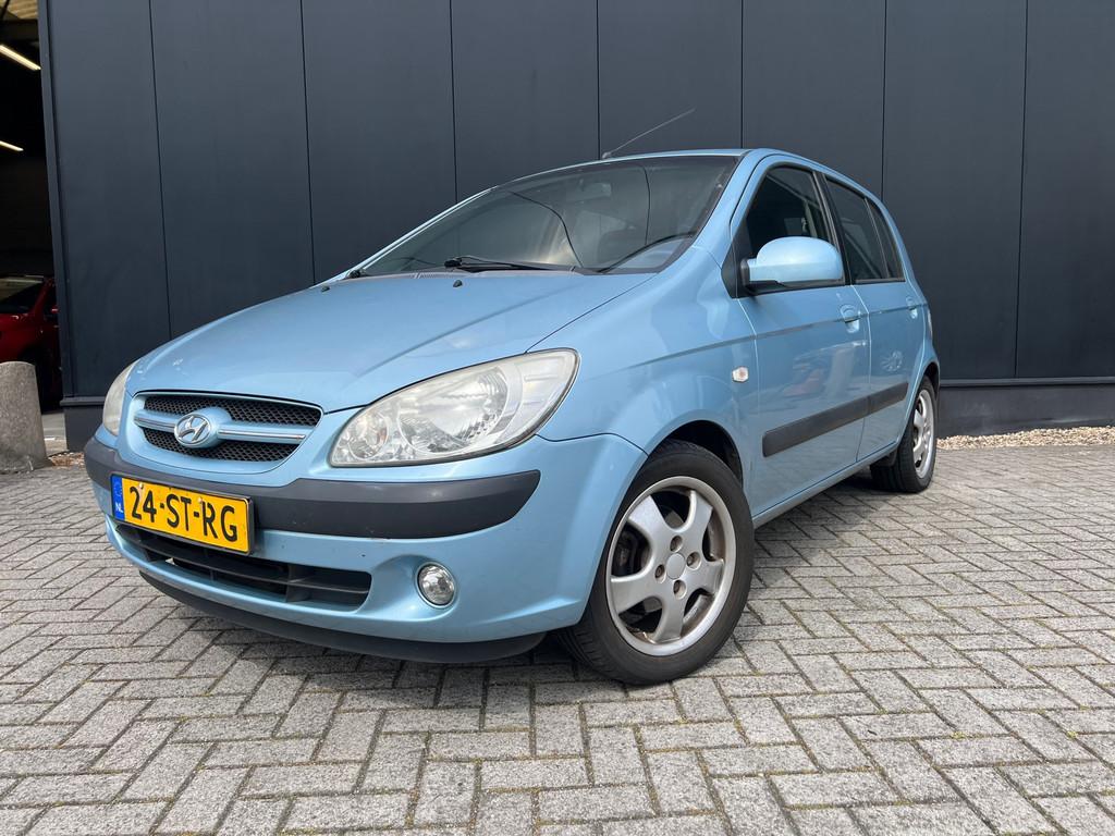 Hyundai Getz 1.4i World Cup Airco/Lmv/Apk5-2027, Voorwielaandrijving, 450 kg, 4 cilinders, Blauw