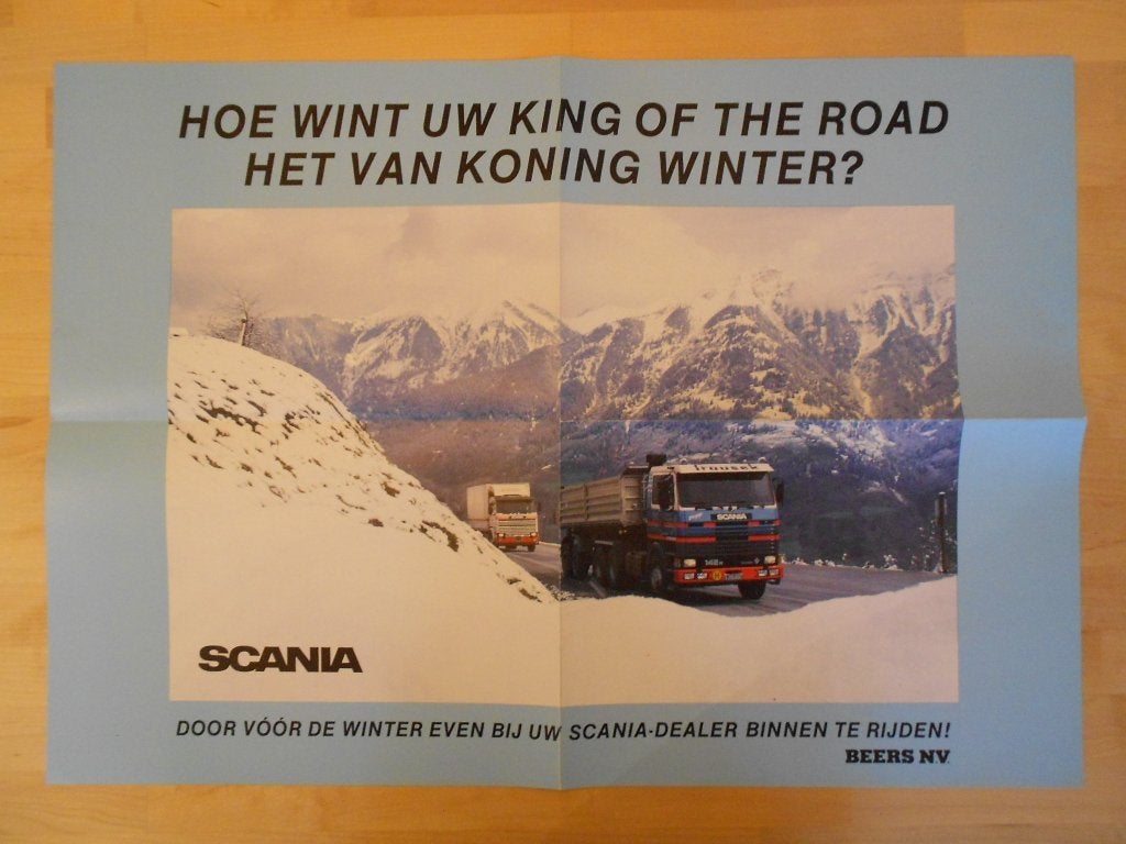 Scania Winter Brochure 1984 – 142 112 92 82, Ophalen of Verzenden, Zo goed als nieuw, Overige merken, Scania