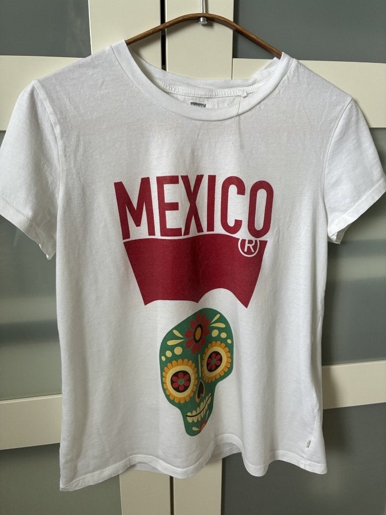 Levi's shirt maat S print nieuw, Wit, Ophalen of Verzenden, Zo goed als nieuw, Korte mouw