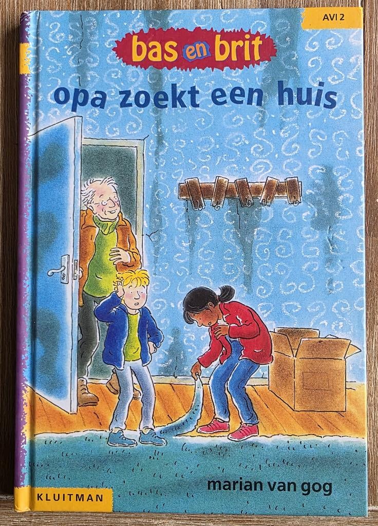 bas en brit - opa zoekt een huis - AVI 2 - Groep 3, Boeken, Kinderboeken | Jeugd | onder 10 jaar, Zo goed als nieuw, Fictie algemeen