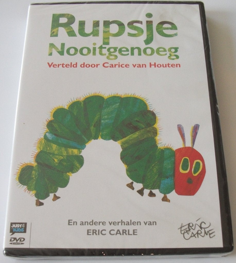 Dvd *** RUPSJE NOOITGENOEG *** Eric Carle *NIEUW*, Animatie, Nieuw in verpakking, Alle leeftijden, Amerikaans