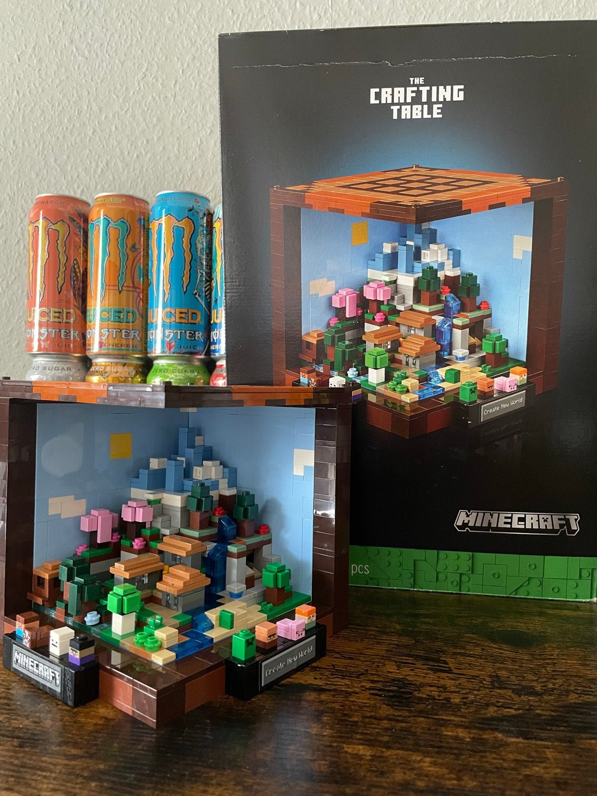 LEGO Minecraft The Crafting Table Bouwset, Kinderen en Baby's, Speelgoed | Bouwstenen, Ophalen, Zo goed als nieuw, Overige merken