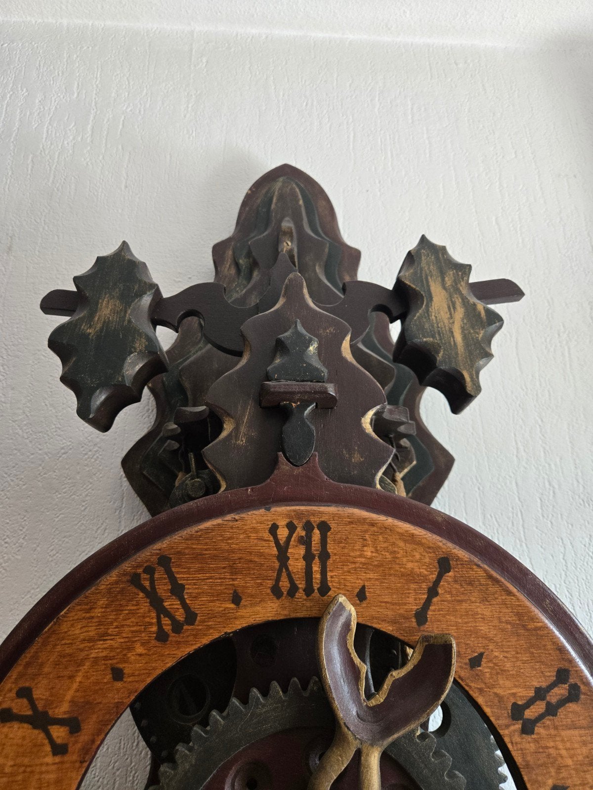 houten klok, Antiek en Kunst, Ophalen