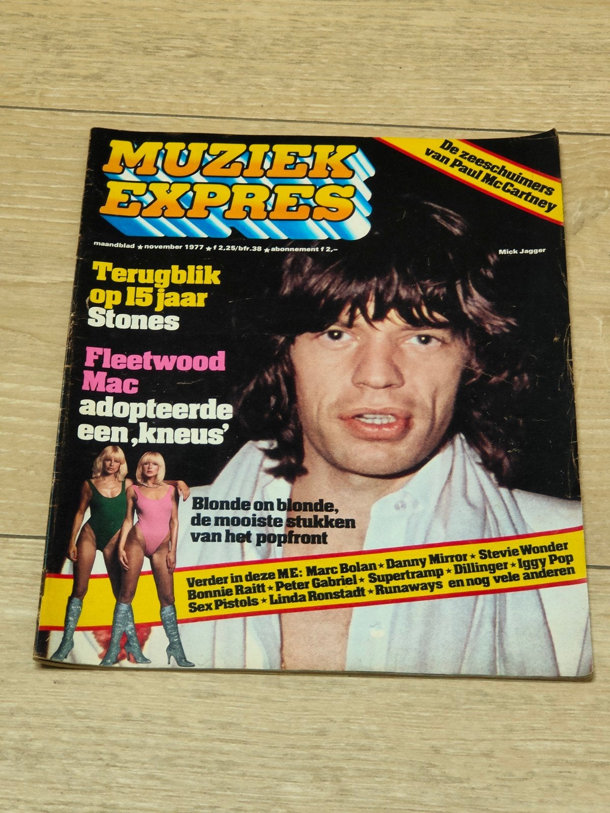 Muziek Expres november 1977., Verzamelen, Ophalen of Verzenden, 1960 tot 1980, Nederland, Tijdschrift