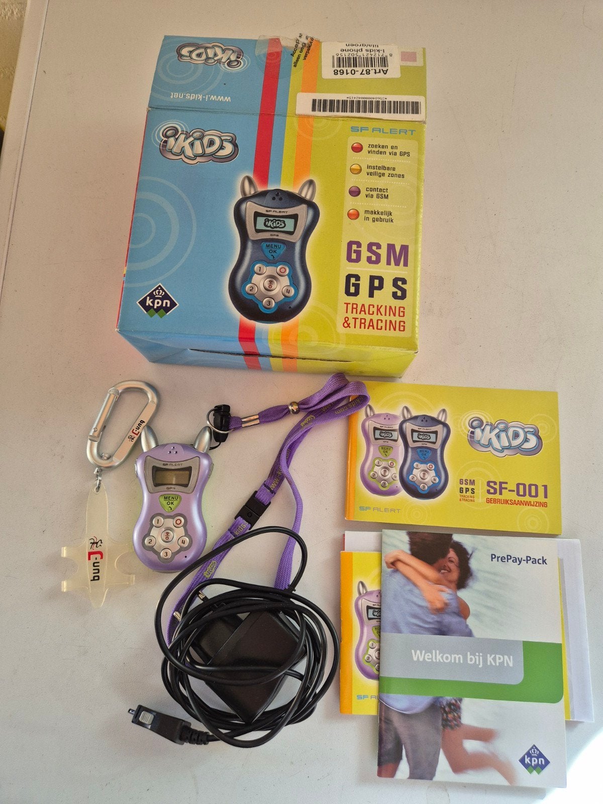 Nieuwe iKids SF-001 GSM GPS Kinder Tracker - Compleet, Ophalen of Verzenden, Nieuw