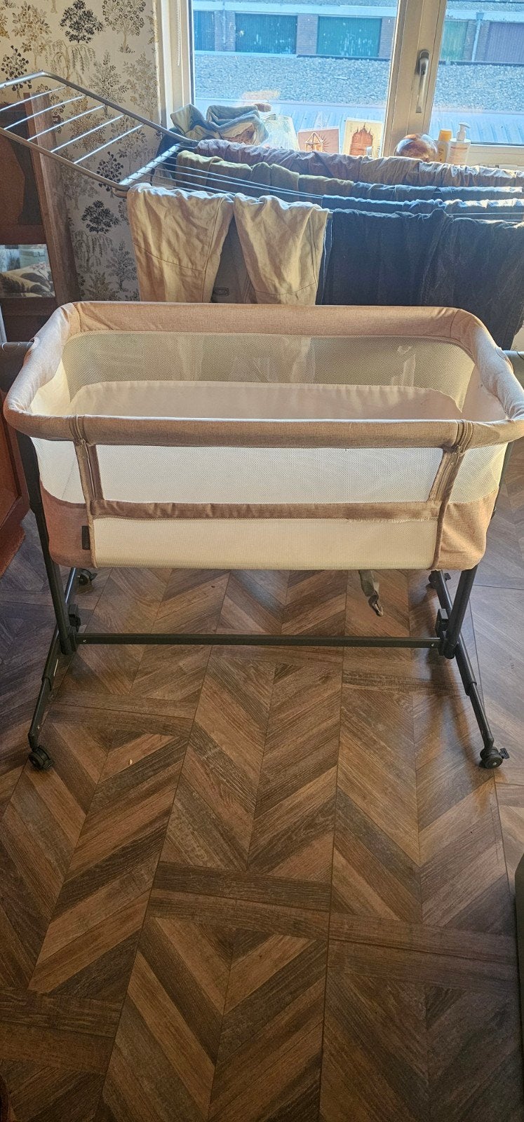 Warme beige Kinderkraft cosleeper, Ophalen, Zo goed als nieuw, Overige typen