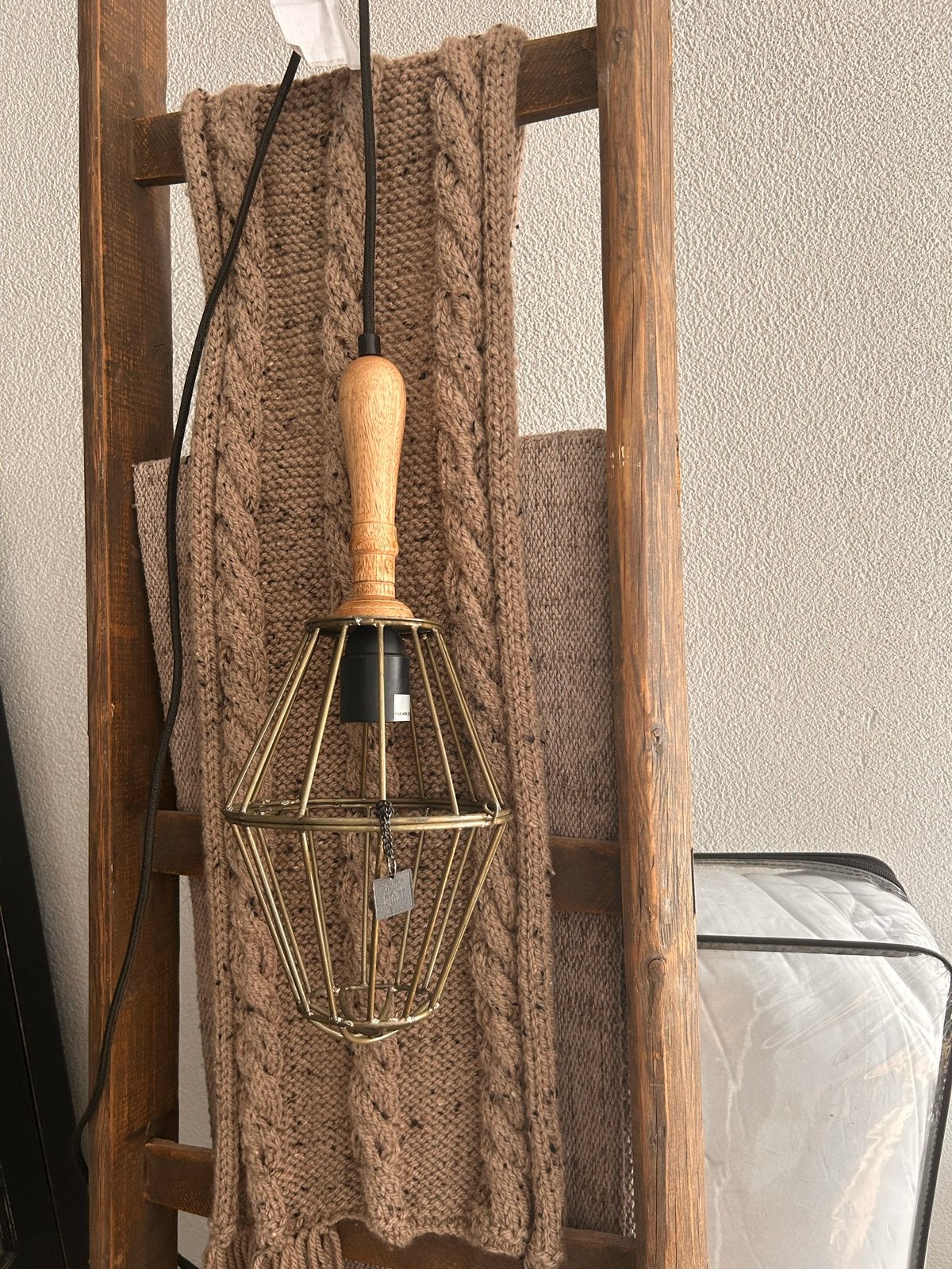 Riviera Maison L'Argentina Hanglamp - Nieuw in doos, Huis en Inrichting, Lampen | Hanglampen, Ophalen of Verzenden, Nieuw, Hout