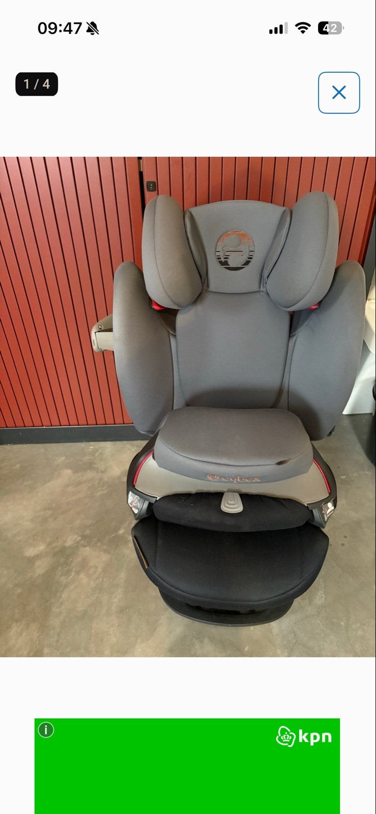 Cybex Gold Pallas M-Fix autostoel (3-12 jaar), Gebruikt, Verstelbare rugleuning, 9 t/m 36 kg, Isofix