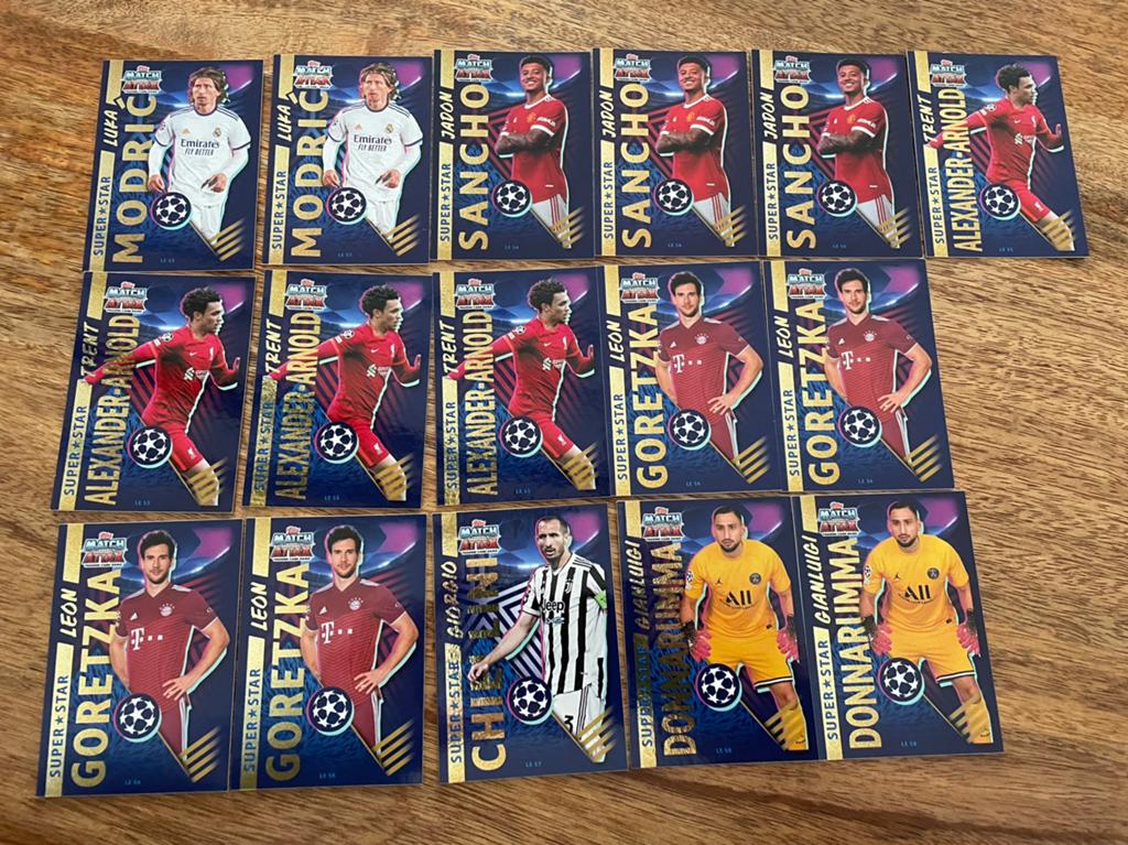 Topps match attax champions league 21/22, Ophalen of Verzenden, Zo goed als nieuw, Buitenlandse clubs