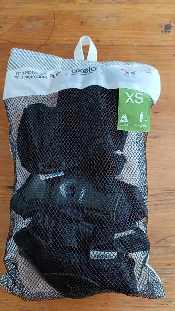 Oxelo Knie-, elleboog- en polsbeschermers XS (25-50 kg), Ophalen of Verzenden, Nieuw, Bescherming