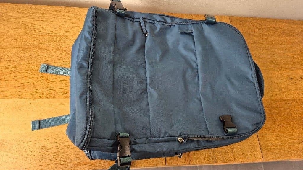 Blauwe weekendtas Travel bag Cabin Bagage, 40 tot 60 cm, 30 cm of meer, Blauw, Minder dan 35 cm