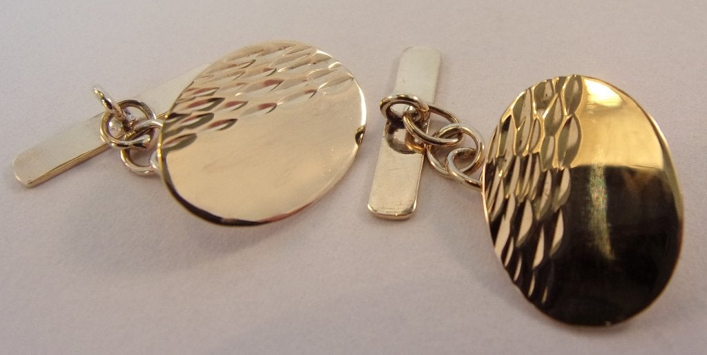 Heren manchetknopen, massief goud, Bruiloft / Kerst, Verzenden, Goud, Manchetknopen