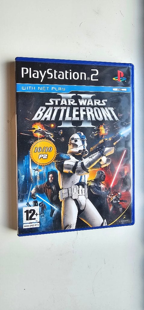 Star Wars Battlefront 2 PS2, Gebruikt, Shooter, 1 speler, Eén computer