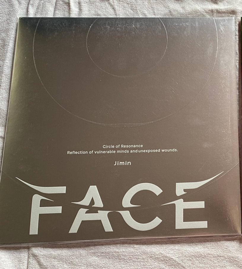 BTS jimin face vinyl lp incl photocards, Ophalen of Verzenden, Zo goed als nieuw, Cd of Plaat