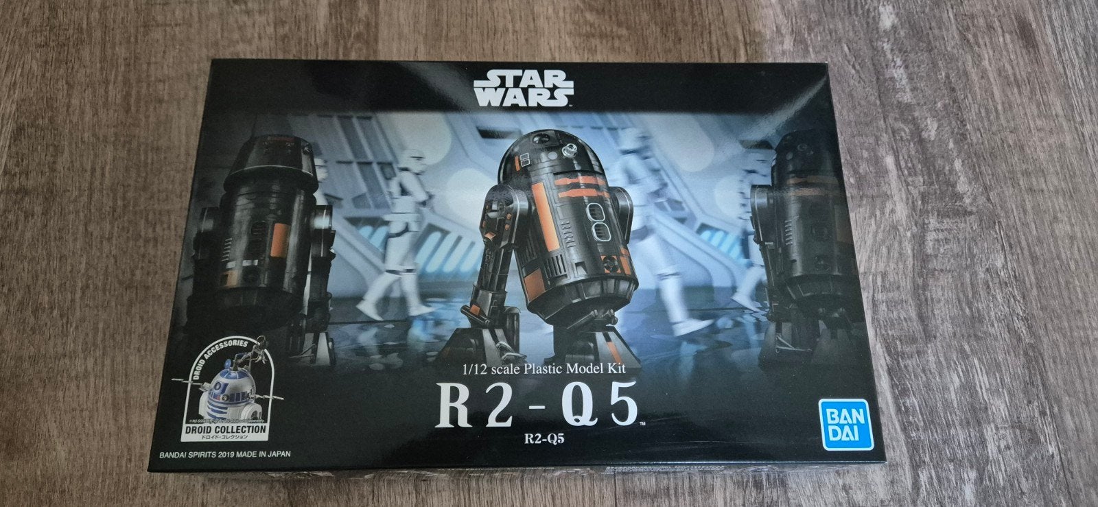 Star Wars R2-Q5 Droid Bamdai Model Kit - scale 1/12, Overige merken, 1:50 of kleiner, Overige typen, Nieuw