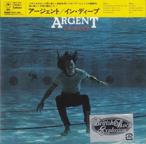 Argent ‎– In Deep CD Japanese Persing SYMFO, Cd's en Dvd's, Ophalen of Verzenden, Zo goed als nieuw, Overige genres, Import