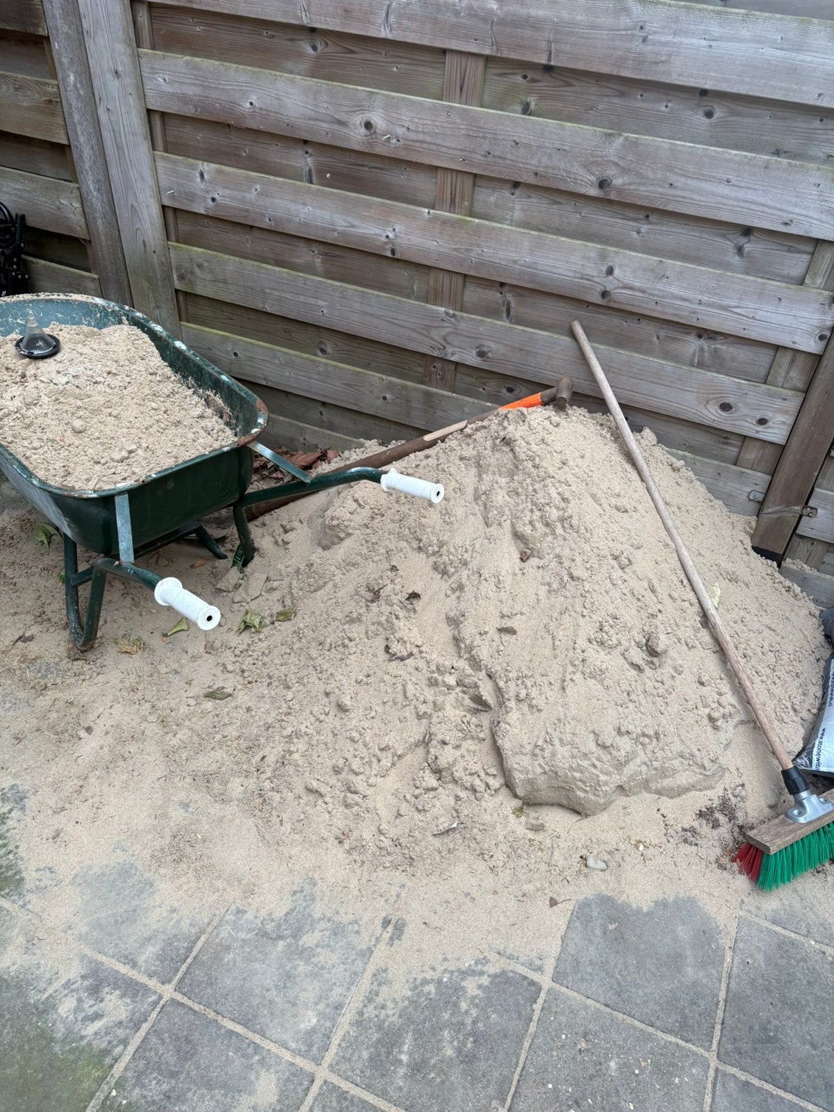 Gratis op hoog zand / straat zand, Tuin en Terras, Ophalen, Zo goed als nieuw, Ophoogzand