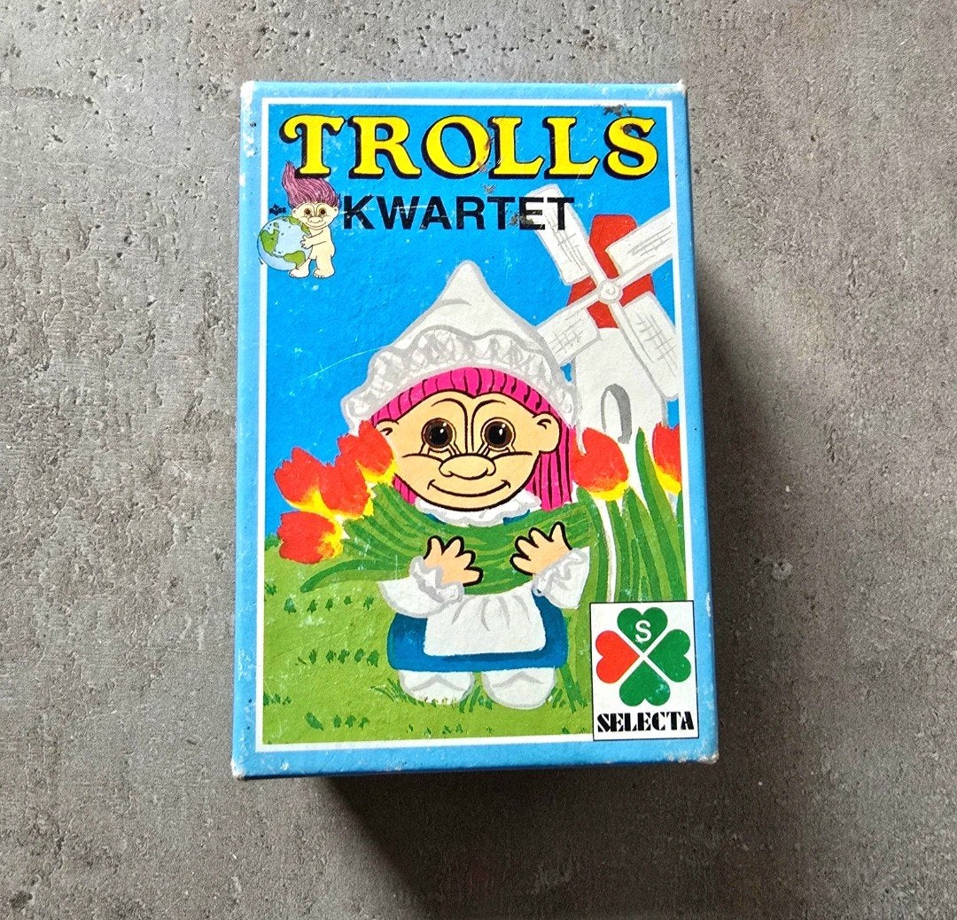 Vintage Trolls kwartet, Ophalen of Verzenden, Zo goed als nieuw, Kwartet(ten)