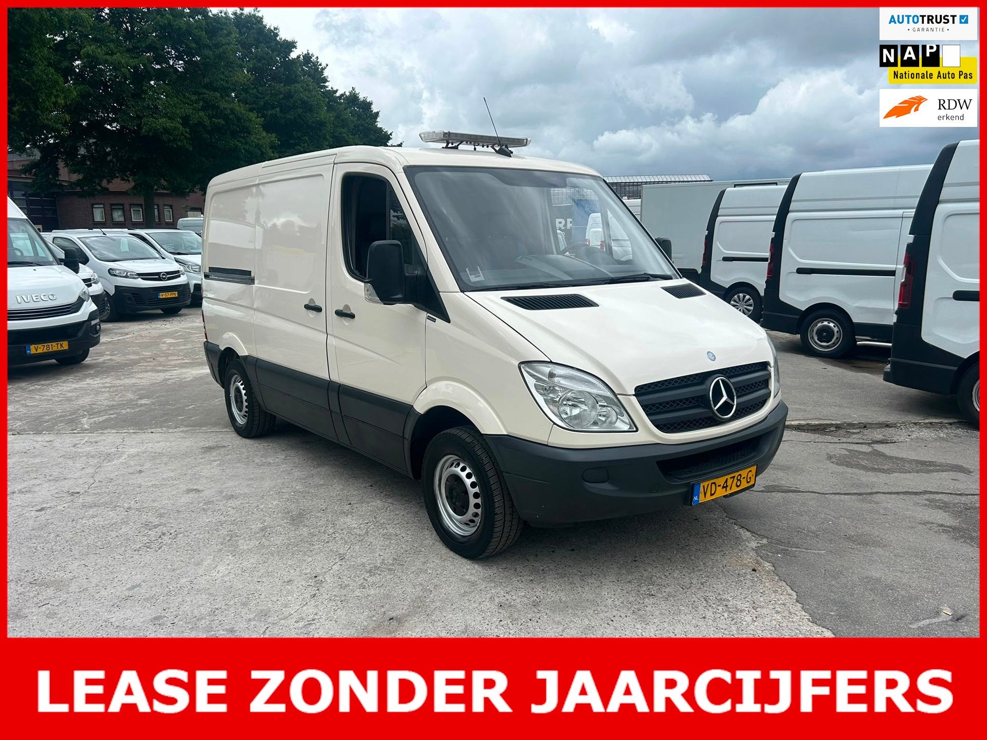 Mercedes-Benz Sprinter 313 2.2 CD hogendruk unit at ecoline, Auto's, Automaat, Euro 5, Gebruikt, 4 cilinders
